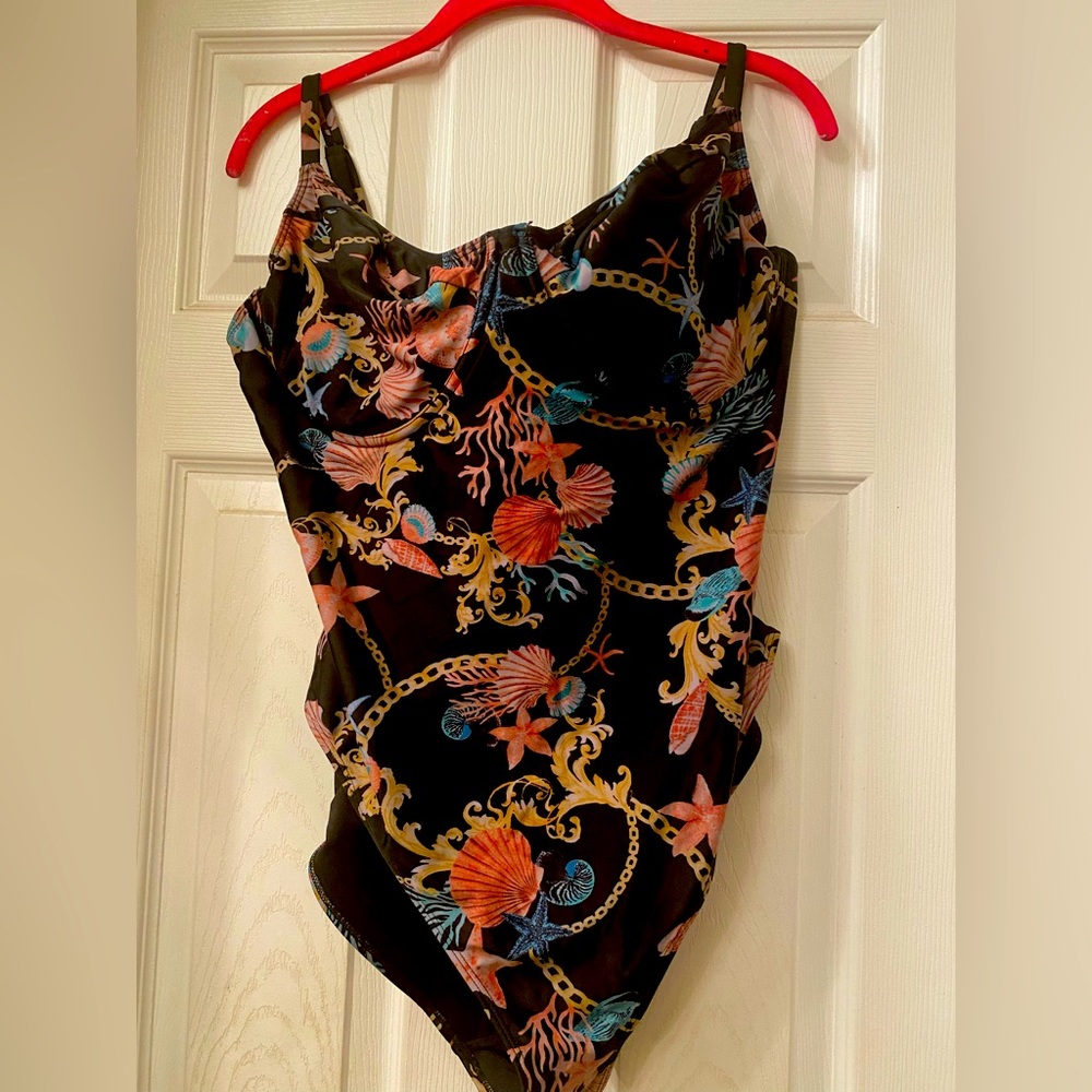 Shell Inspired Womens bathing sun Swimsuit